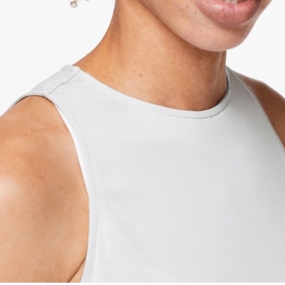 Lululemon The Lab Restore Tunic High Side Cupro Fabric Slits Tank Top - Picture 5 of 13
